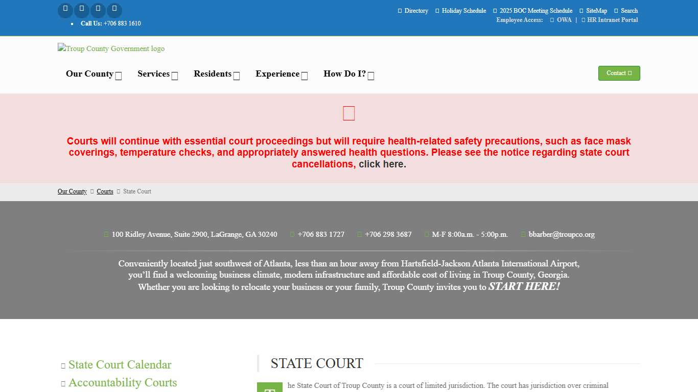 Troup County, Georgia | Government Services Online