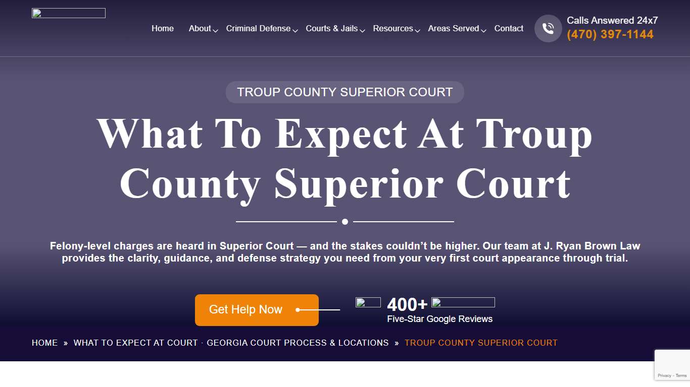 Troup County Superior Court · Felony Defense in LaGrange